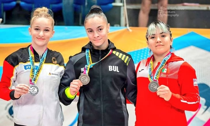 Alexa Moreno gana medalla de bronce en la Copa del Mundo de Gimnasia Artística