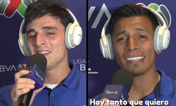 Faravelli y Sepúlveda, jugadores de Cruz Azul, cantan su nuevo himno 'Andar conmigo'