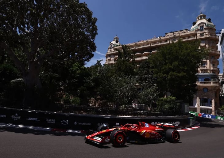 Leclerc firma la “pole” y Sainz saldrá tercero en el GP de Mónaco