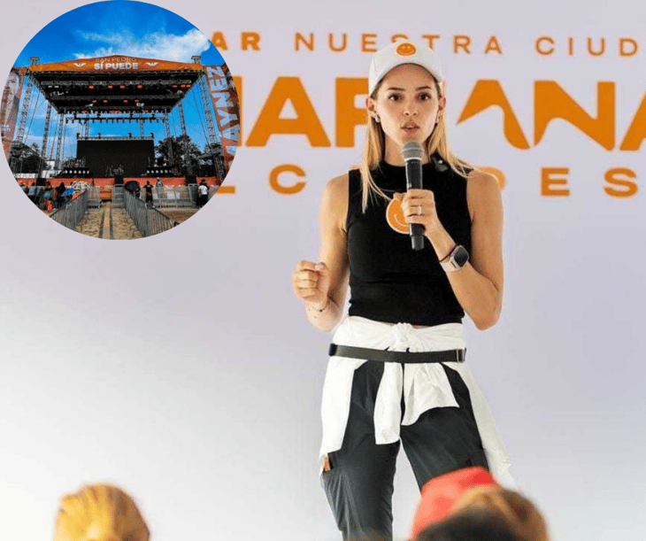 Mariana Rodríguez pide cancelar cierre de campañas de MC; llama a donar dinero a afectados por caída de templete en NL