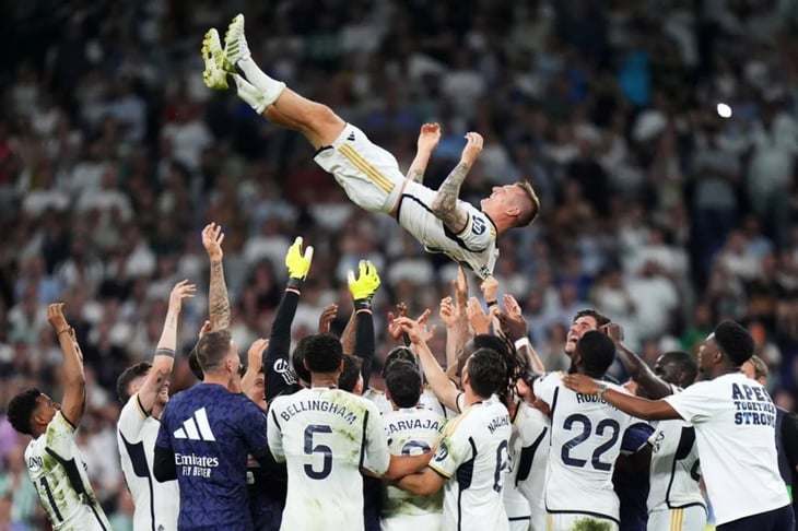 El adiós de Kroos al Bernabéu iluminó un gris partido del Real Madrid