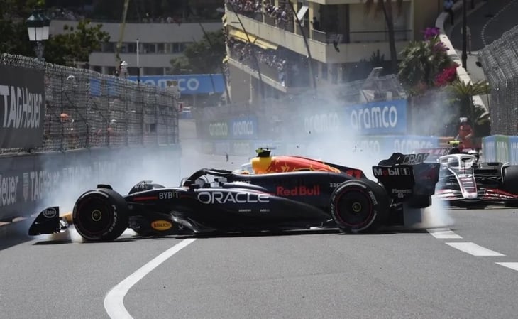 Los millones que le costarán a Red Bull Racing reparar el auto de 'Checo' Pérez tras choque en el GP de Mónaco