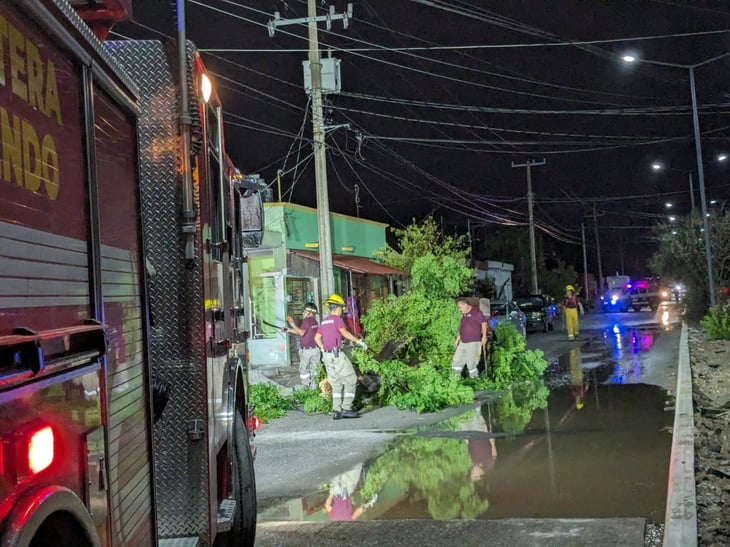 Tormenta deja apagones y daños en la Región Centro