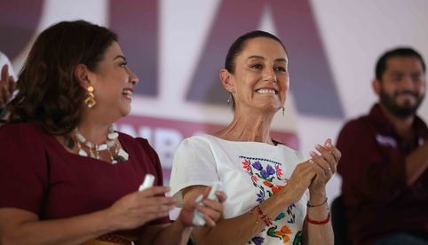 Clara Brugada y Claudia Sheinbaum cerrarán campaña en el Zócalo