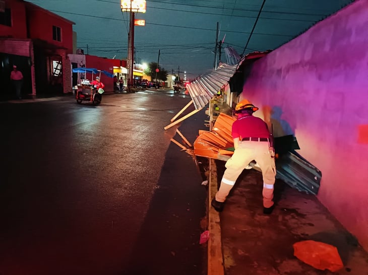 Tormenta en Monclova y Frontera deja dos lesionados y numerosos daños materiales