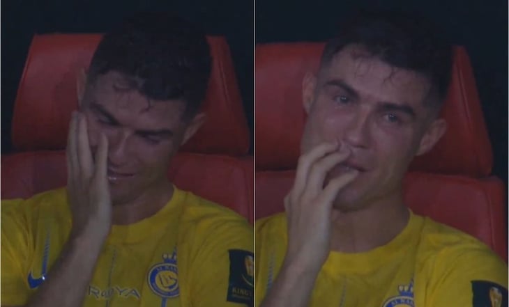 VIDEO: Cristiano Ronaldo rompe en llanto al perder una final con el Al-Nassr