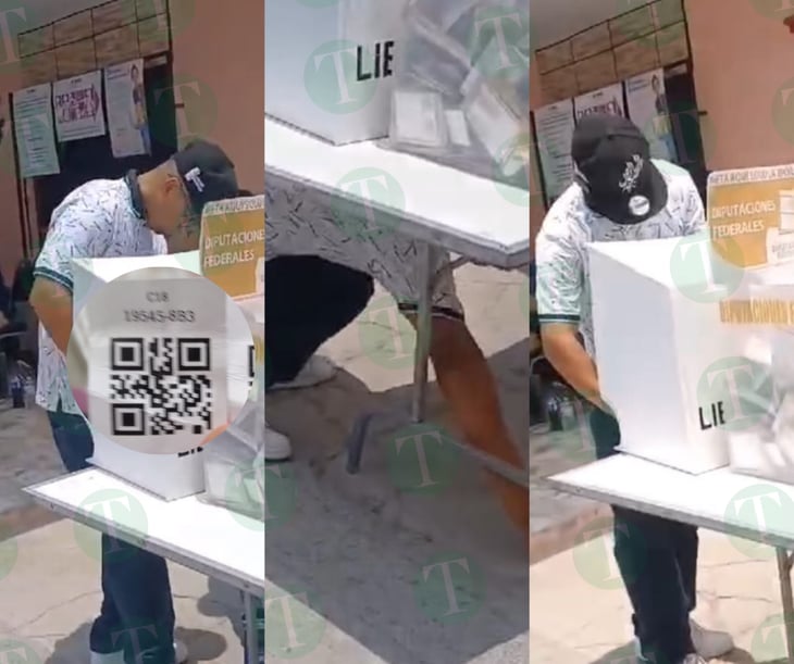 ¡Se le cayó el código!: ciudadano tuvo un descuido al momento de votar