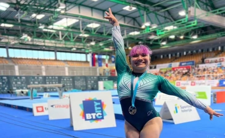 ¡Oro para México! Alexa Moreno gana el Mundial de Gimnasia en Eslovenia