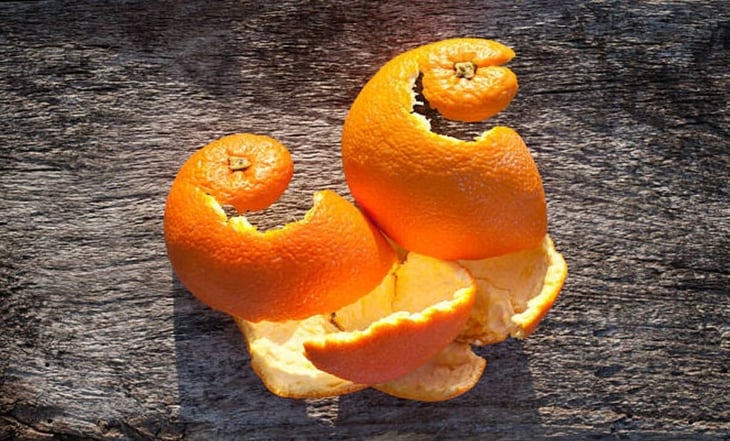 Estas son las propiedades curativas de la cáscara de naranja