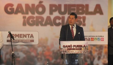 Alejandro Armenta anuncia triunfo histórico en Puebla y promete colaboración con opositores