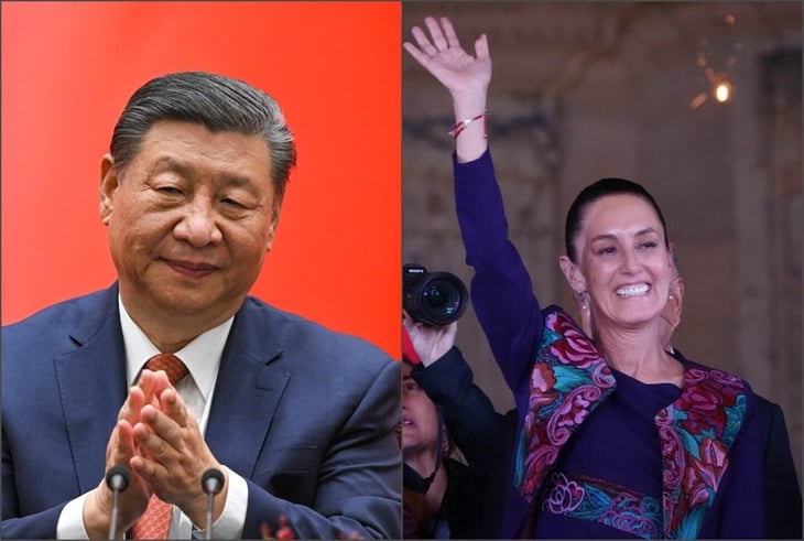 Presidente de China felicita a Claudia Sheinbaum y aboga por reforzar la relación bilateral