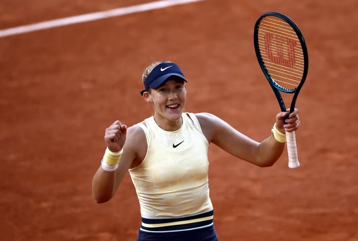 Andreeva, de 17 años, frena a Sabalenka y alcanza su primera Semifinal de Roland Garros