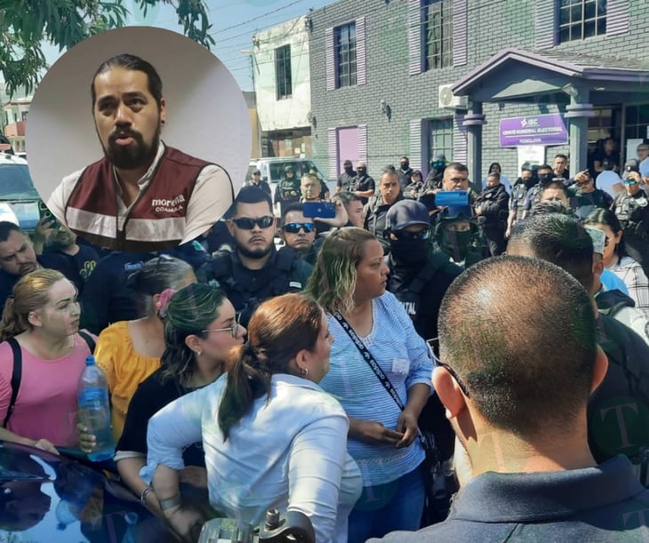 Morena condena agresión de Policía Estatal a Claudia Garza en IEC Monclova