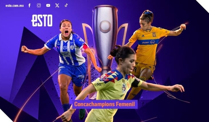 Rayadas, América y Tigres ya tienen rivales: Así quedaron los grupos de la Concachampions Femenil