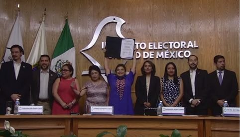 Clara Brugada recibe constancia de mayoría como Jefa de Gobierno de la Ciudad de México