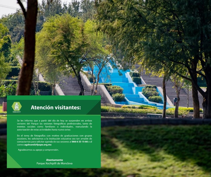 Xochipilli prohíbe sesiones fotográficas en parques hasta nuevo aviso