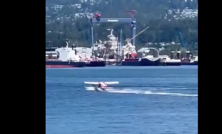 VIDEO: Hidroavión se estrella contra bote en Vancouver, Canadá; reportan varios heridos