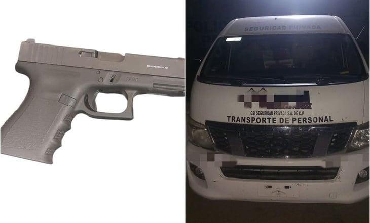 Detienen a pareja de guardias privados por portar arma sin permiso oficial en Sinaloa