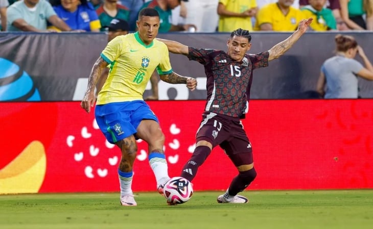 Selección Mexicana reacciona pero pierde ante Brasil en su último amistoso previo a Copa América