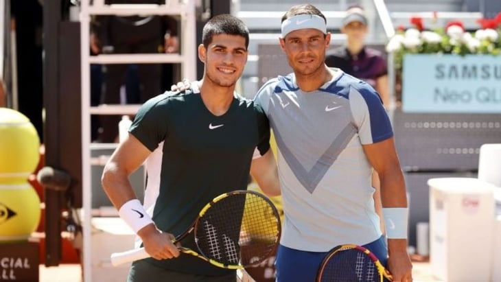Rafa Nadal y Carlos Alcaraz jugarán juntos en los Juegos Olímpicos de París 2024