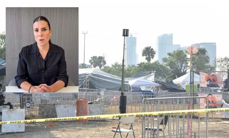 Lorenia Canavati declara ante MP por colapso de escenario en San Pedro que dejó 9 muertos