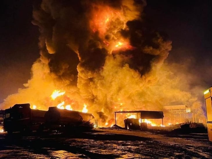 Se registra un fuerte incendio en una refinería de petróleo en Irak