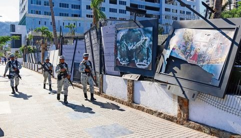 AMLO mantiene 10 mil elementos de la Guardia Nacional en Acapulco, tras paso de 'Otis'