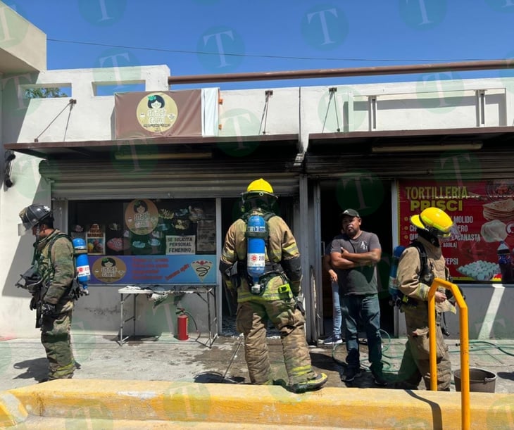 Se incendia negocio de snack 'Cami' en ciudad Frontera