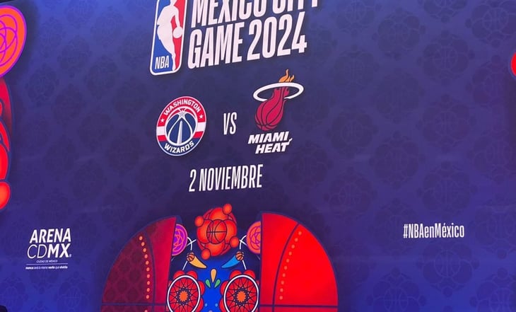 NBA en México: Miami Heat vs Washington Wizards el 2 de noviembre en la Arena CDMX