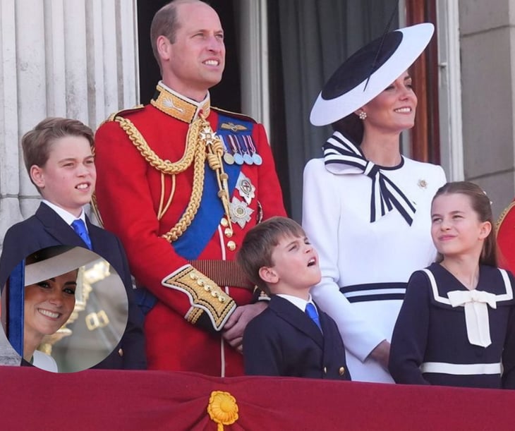 Kate Middleton y el adorable baile del príncipe Louis en el 'Trooping the Colour'