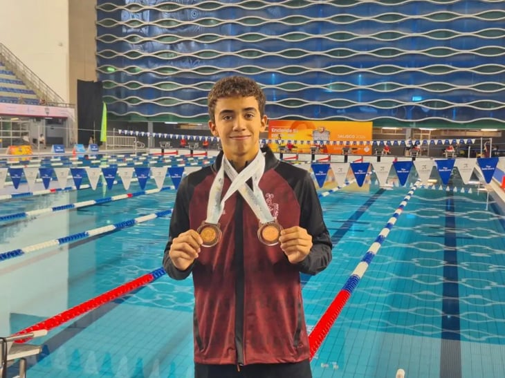 Suma Santiago Unda nuevo bronce para Colima en natación de Nacionales Conade