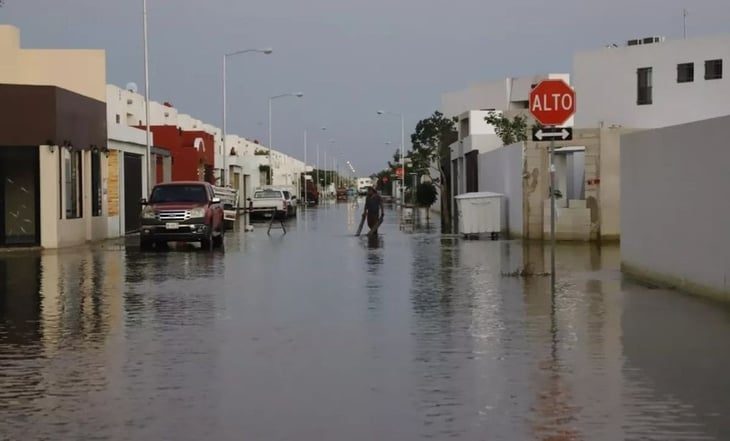 Posible riesgo de inundaciones en Mérida por ciclones y lluvias