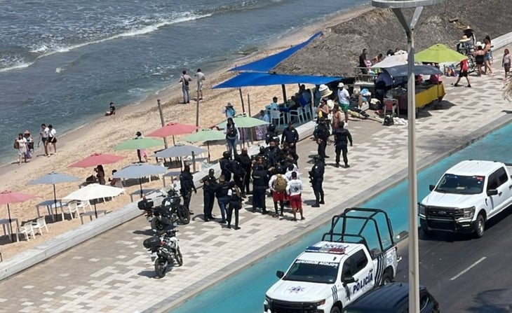 Atacan con arma blanca a policía acuático en Mazatlán