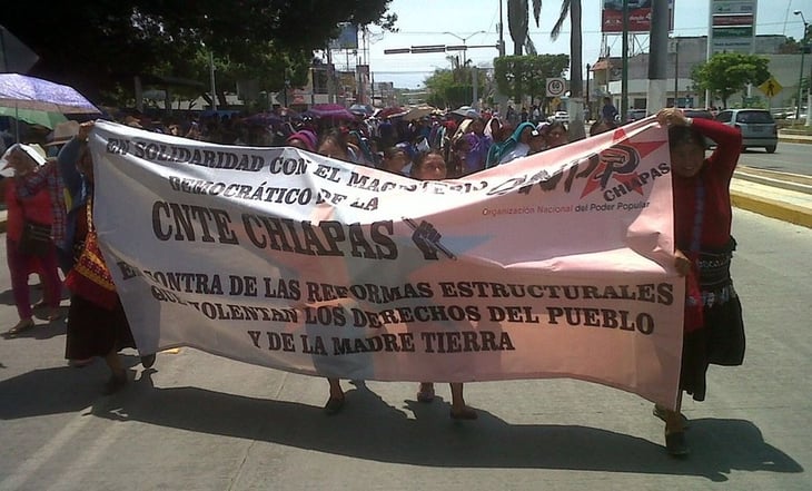 Rechaza CNTE Chiapas convocatoria 'unilateral' de autoridades educativas