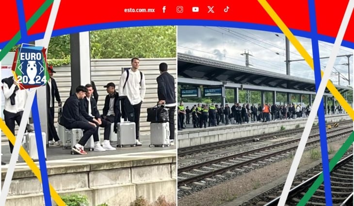 ¡Lo más humilde que verás hoy! Alemania se traslada en tren público a sus juegos de la Euro