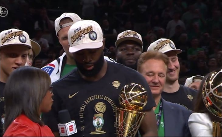 Jaylen Brown ganó el premio al MVP de las Finales de la NBA