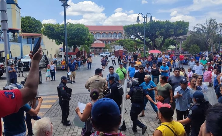 Reportan disturbios por muerte de comerciante en el sur de Veracruz