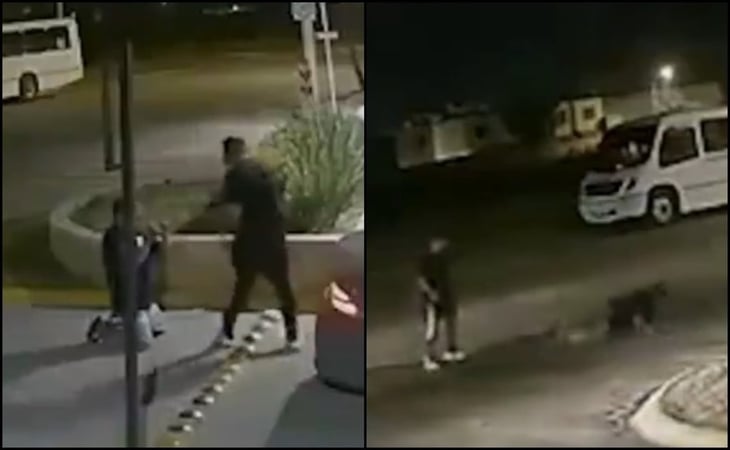 VIDEO: Captan golpiza a vigilante de la tercera edad en fraccionamiento de Saltillo