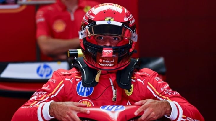 Carlos Sainz se adueña del primer puesto en la tercera práctica del GP de España