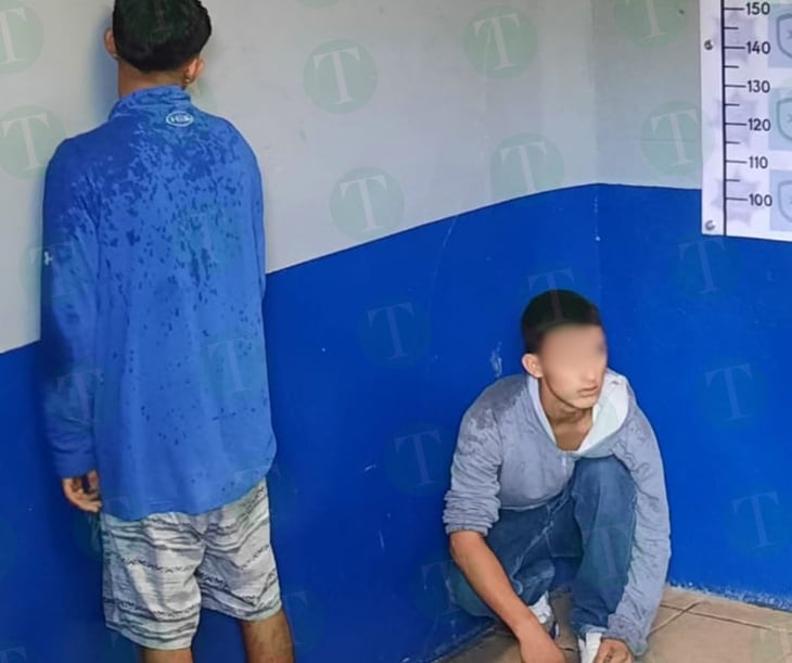 Detienen a 2 adolescentes por alterar el orden público en la colonia San Salvador de Monclova 
