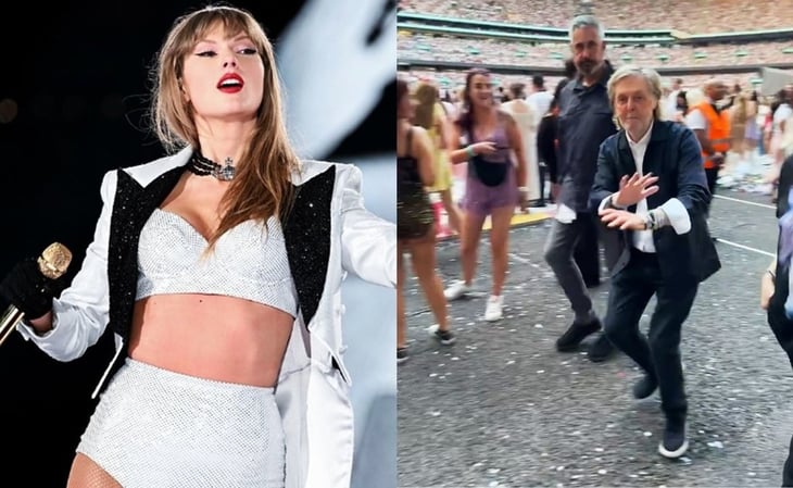 Paul McCartney se une a un grupo de 'swifties' para bailar en el concierto de Taylor Swift
