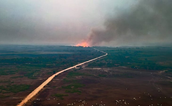 Decretan estado de emergencia por incendios en el Pantanal brasileño
