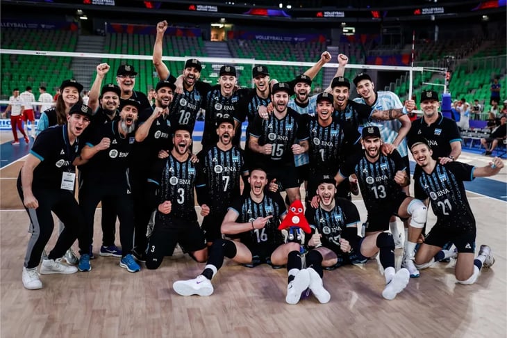 Argentina y Brasil entre las 12 selecciones masculinas clasificadas en voleibol para París