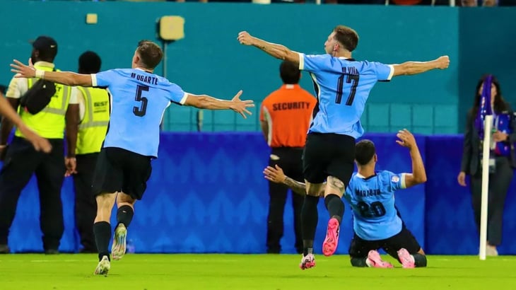 Maximiliano Araújo ilumina con un golazo el estreno de Uruguay en la Copa América