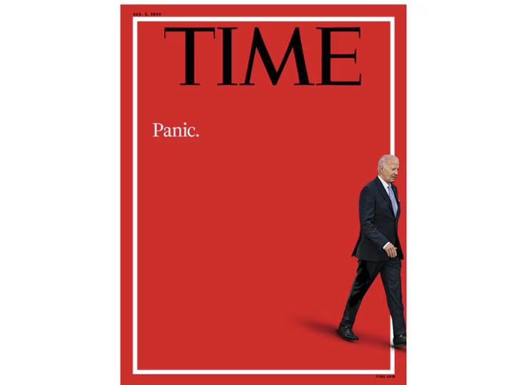 Portada de Time: 'Pánico' tras debate de Biden