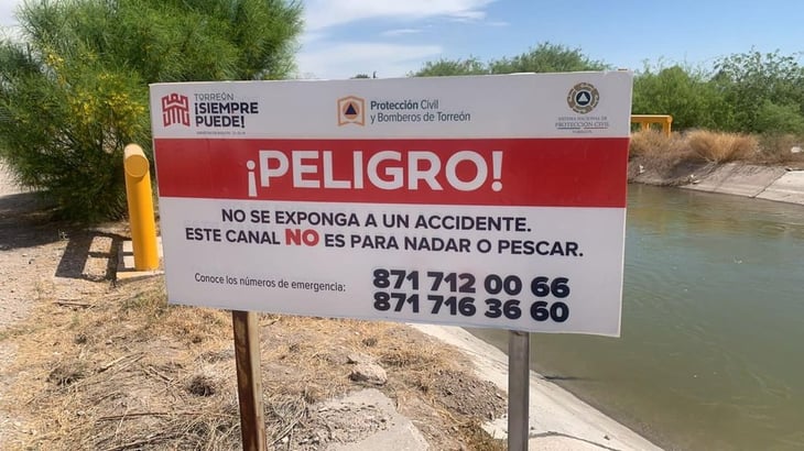 Riesgo latente: Menores ignoran advertencias en canales de Torreón