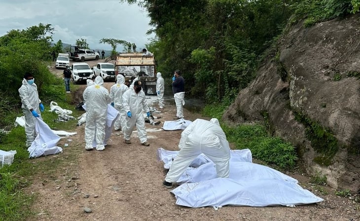Localizan 19 cuerpos dentro de un camión de volteo en La Concordia, Chiapas