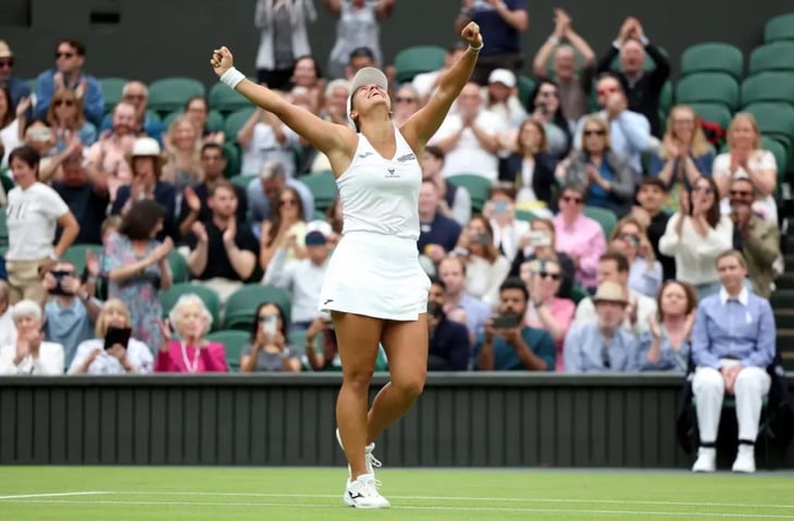 Derriba Jessica Bouzas a la campeona Marketa Vondrousova en Wimbledon