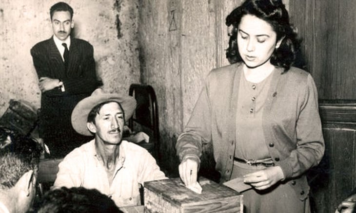 Las mujeres en México votaron por primera vez el 03 de julio 1955