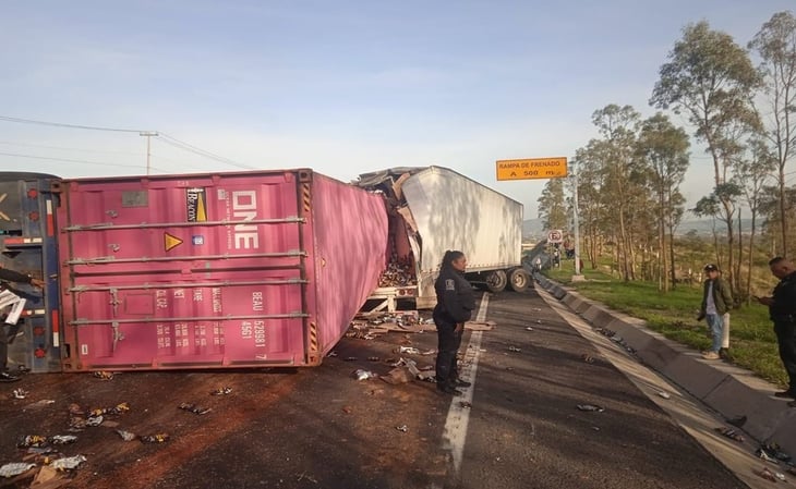 Accidente en carretera Calpulalpan-Texcoco deja 1 muerto y 12 heridos